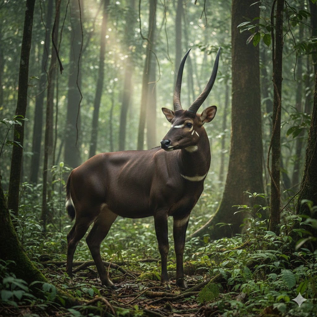 saola adulte dans son habitat naturel