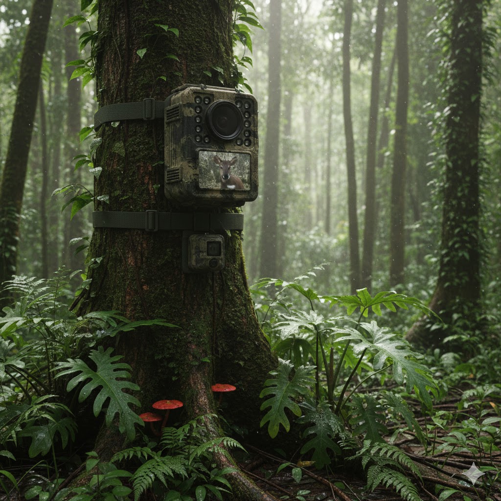 caméra dans la forêt pour observer les saolas